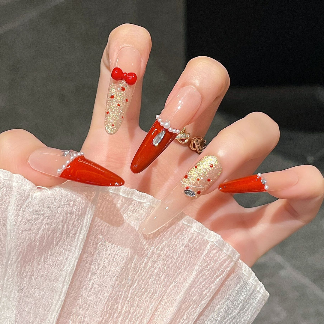 Stylish Stiletto Press-On Nail Extensions Kalsten