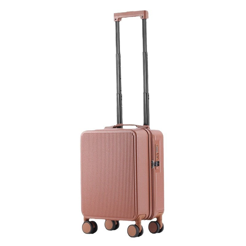 Unisex Compact Ribbed Hard Shell Carry-On Luggage Kalsten