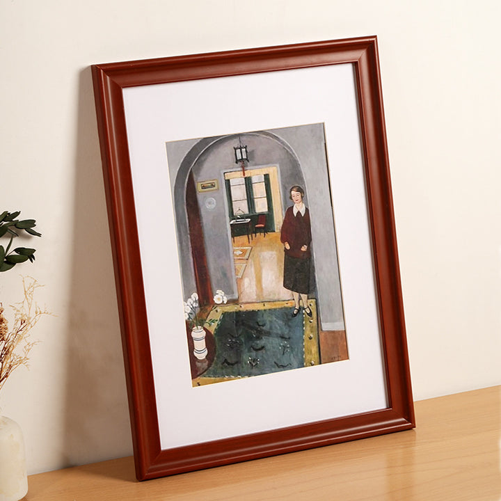 Artistic Framed Ice Skating Print for Home