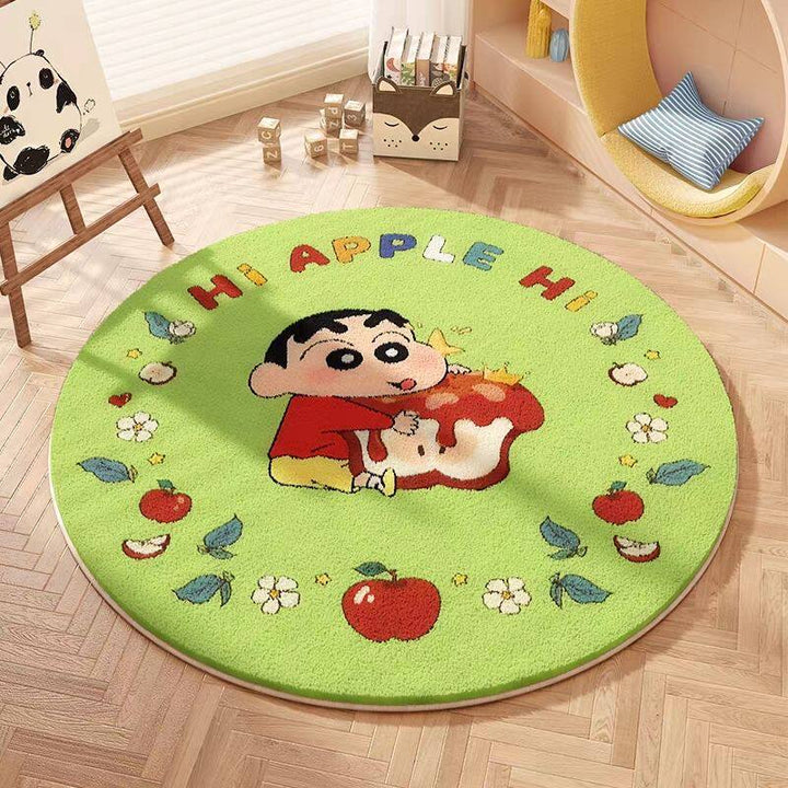 Fun Cartoon Character Round Area Rug