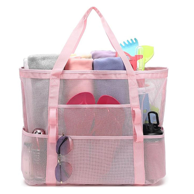 Practical Beach Tote Bag Made of Breathable Mesh Material Kalsten