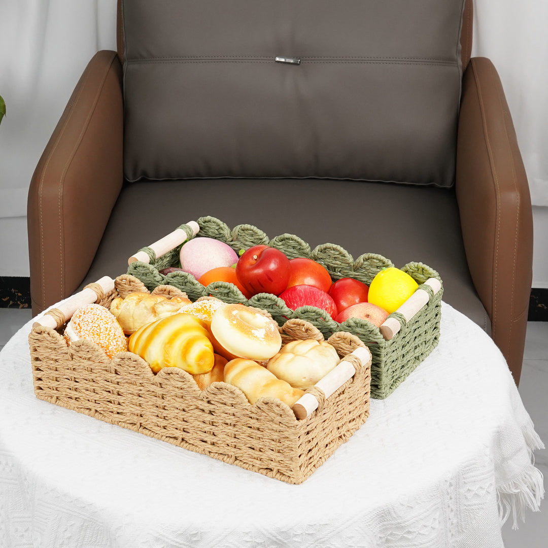 Decorative Woven Storage Caddy Kalsten