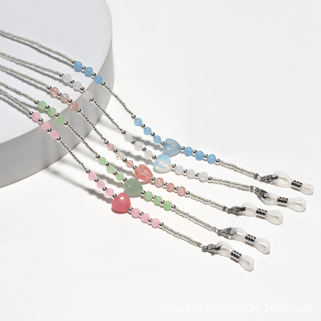 Elegant Beaded Eyewear Chain Kalsten