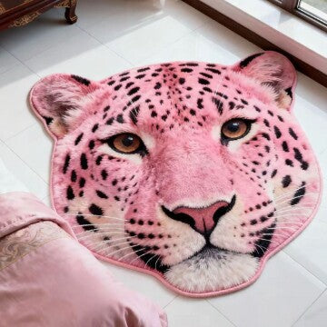 Animal-shaped Plush Rug