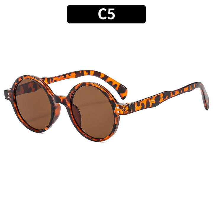 Classic Style Stylish Round Frame Sunglasses