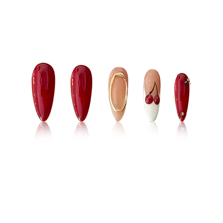Chic Almond-Shaped Nail Extensions Kalsten