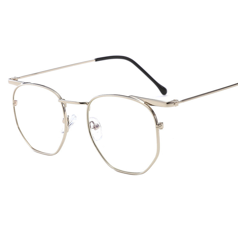 Women's fashionable geometric sunglasses with elegant metal frame Kalsten