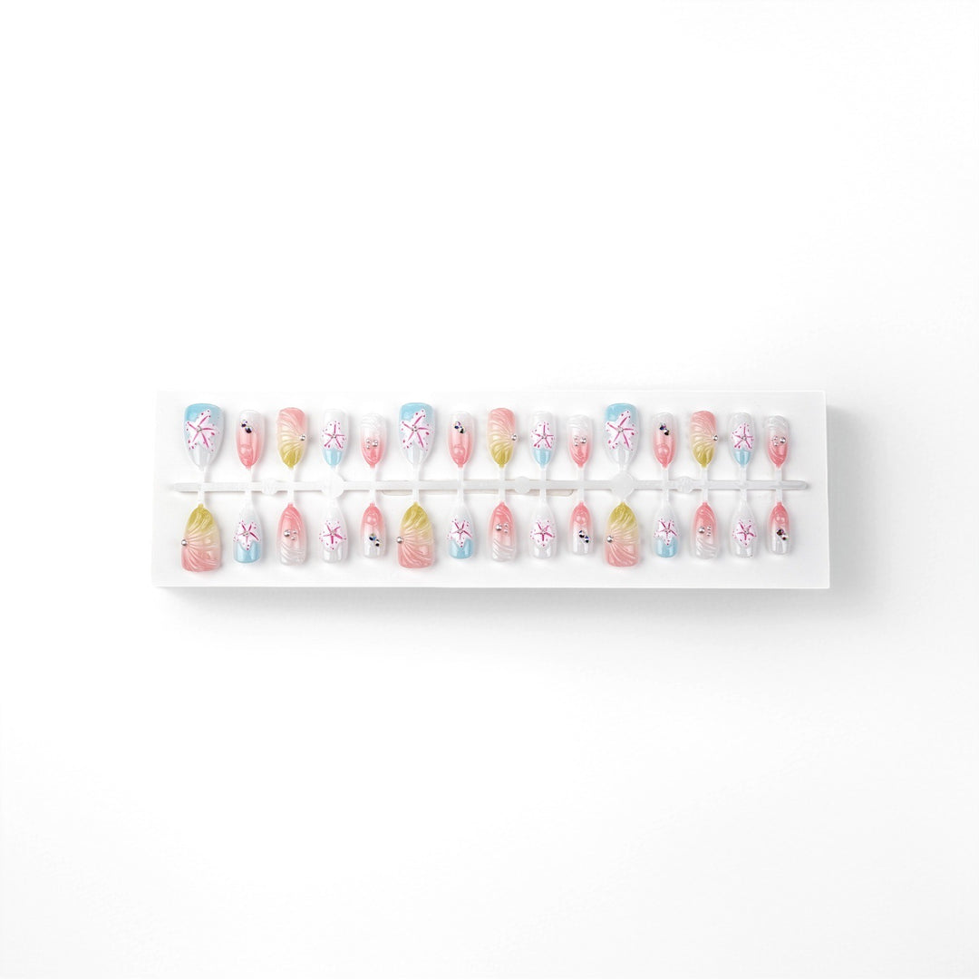 Artistic Sea-Inspired Press-On Nails Kalsten