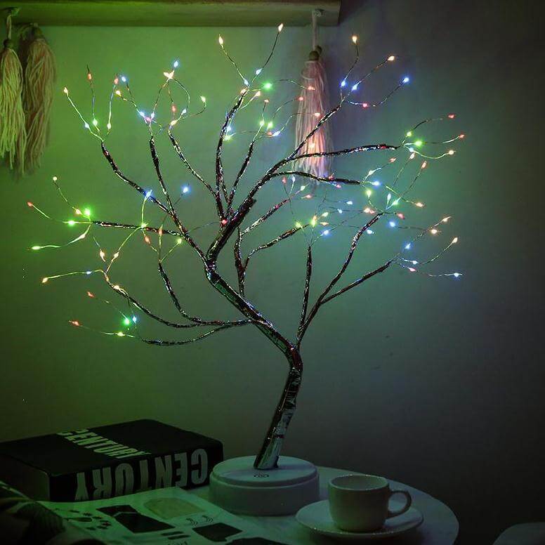 LED Table Lamp with Colorful Tree Lights Kalsten