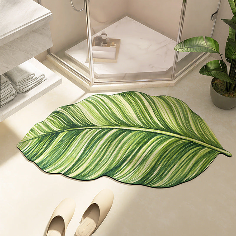 Leaf-Shaped Bath Mat Kalsten