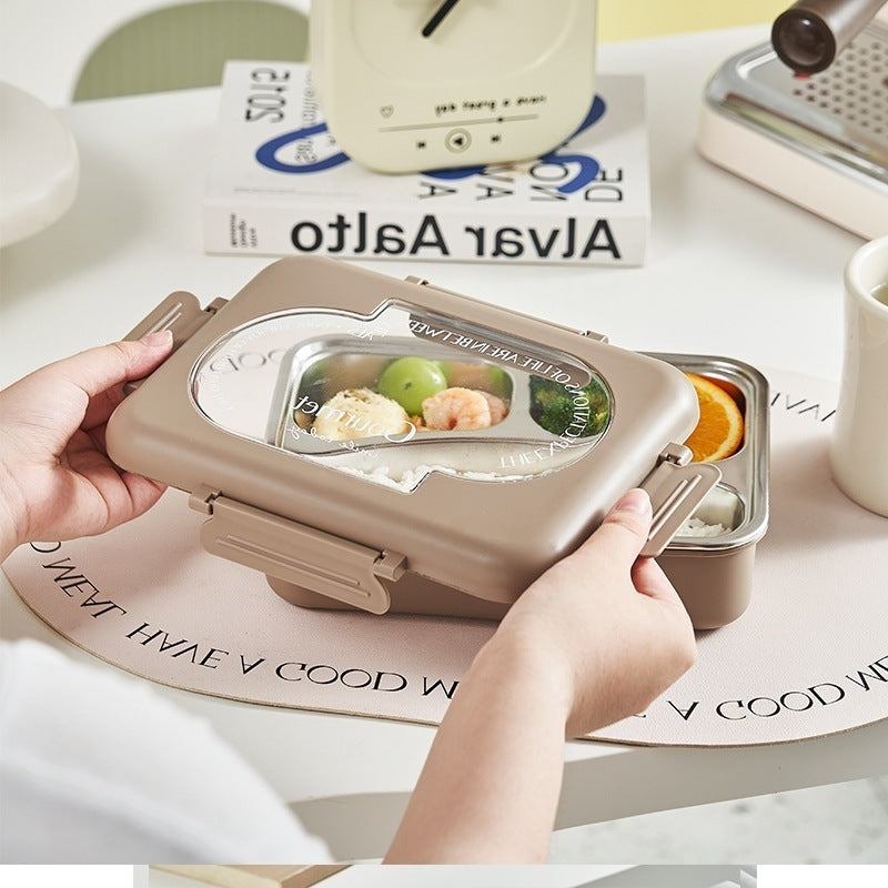 Multi-Section Stainless Steel Meal Prep Container