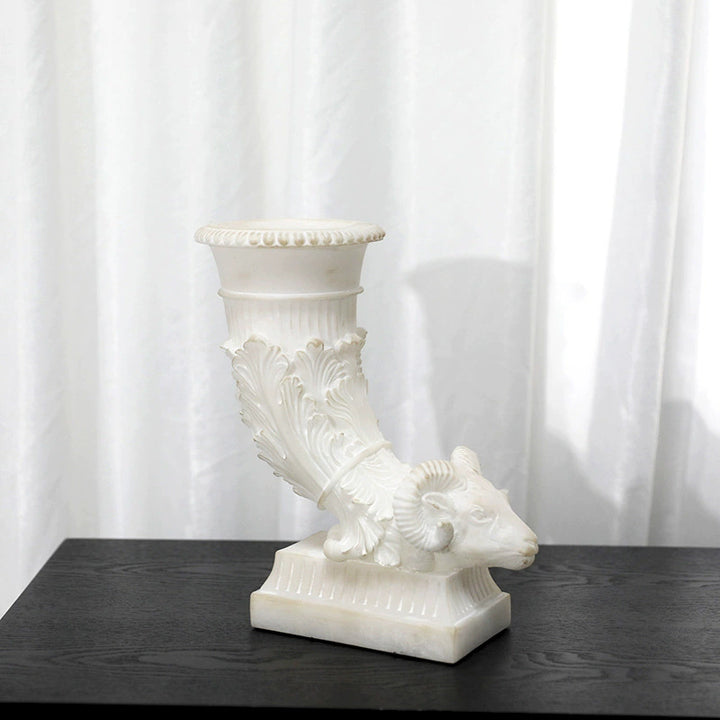 Decorative Ram Head Planter