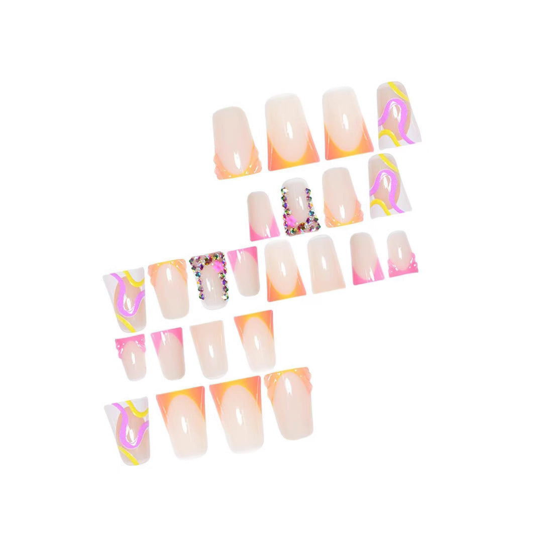 Women’s Decorative Acrylic Press-On Nail Extensions Kalsten