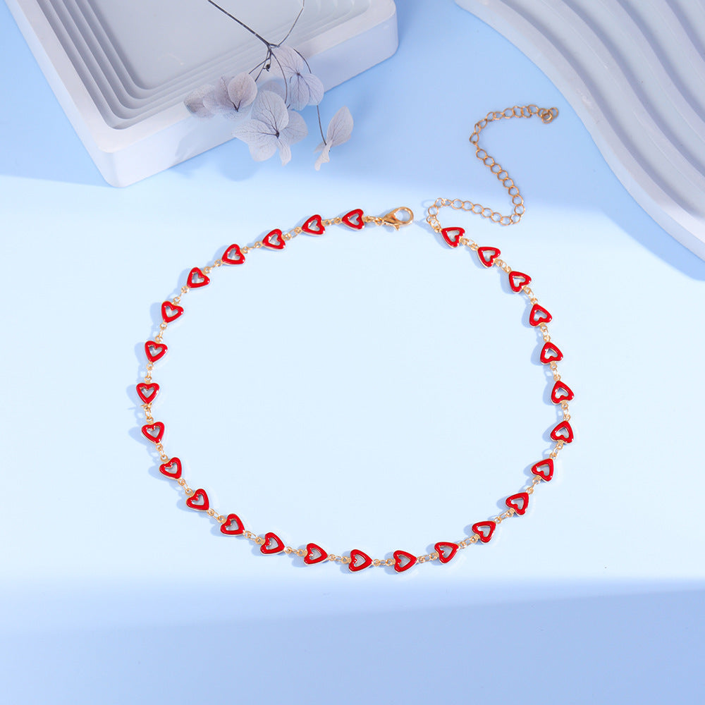 Colorful Heart Charm Anklet Kalsten