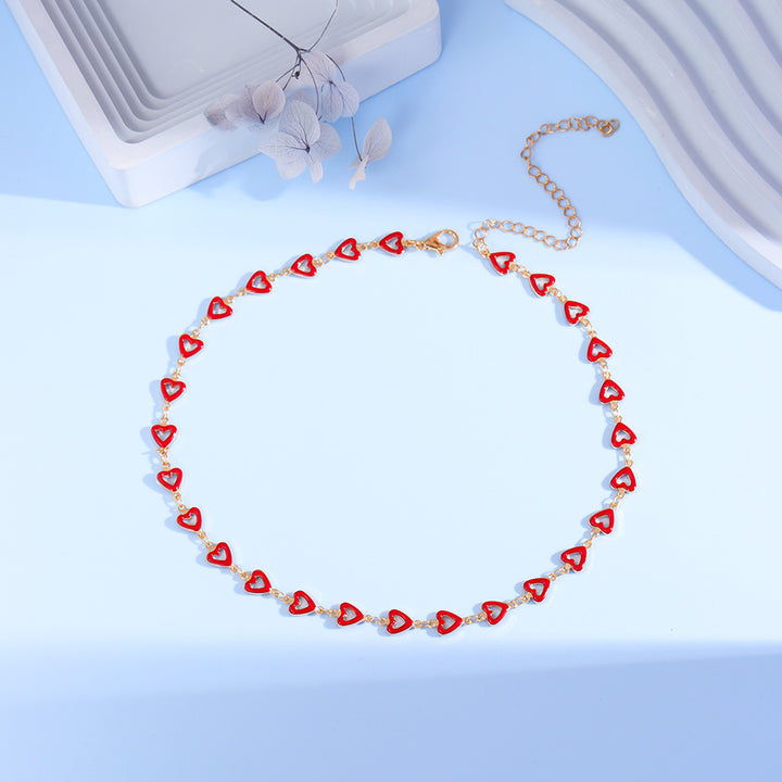 Colorful Heart Charm Anklet Kalsten