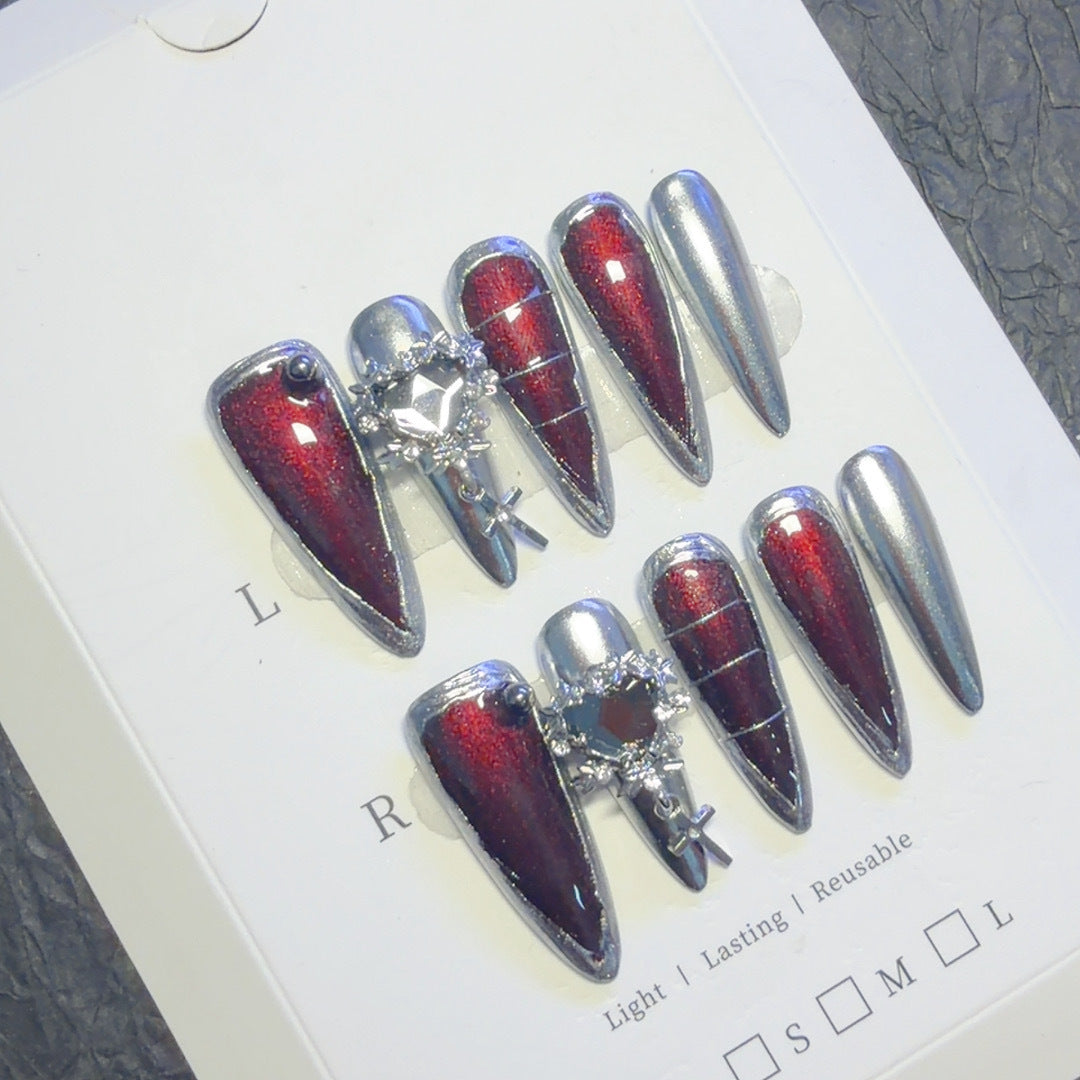 Glamorous Decorative Press-On Nail Set
