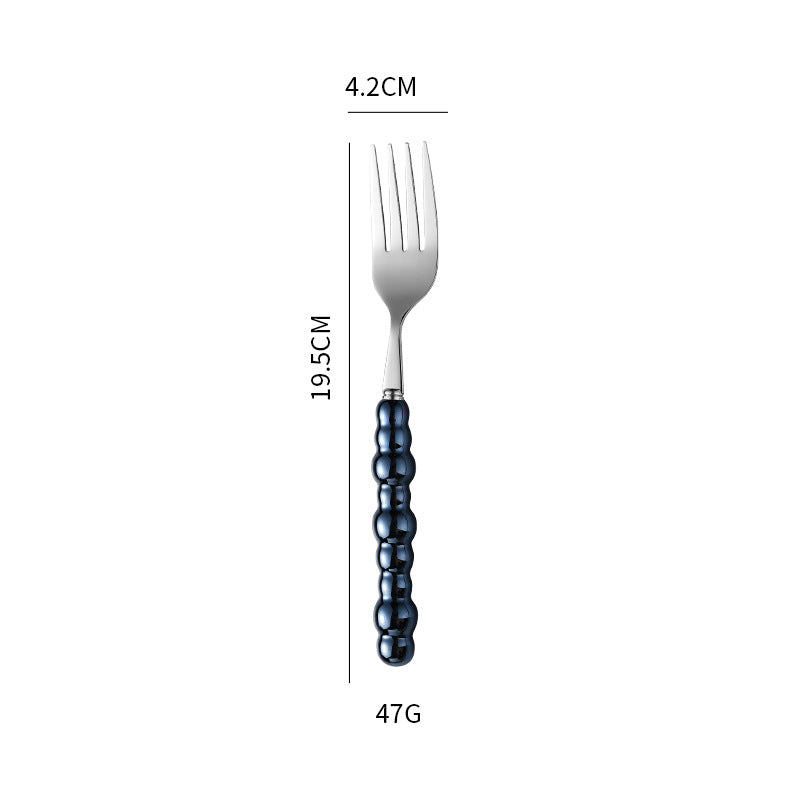 Elegant finger food fork with non-slip handle Kalsten