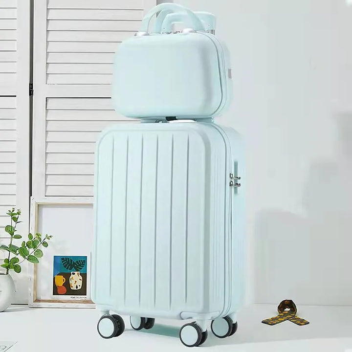 Stylish Luggage Set with Convertible Satchel Kalsten