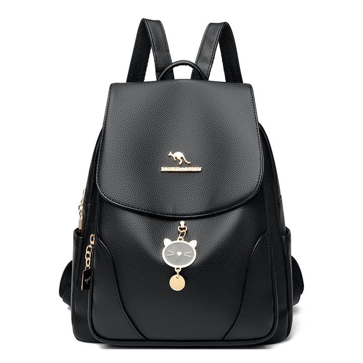 Fashionable Cat-Themed Backpack