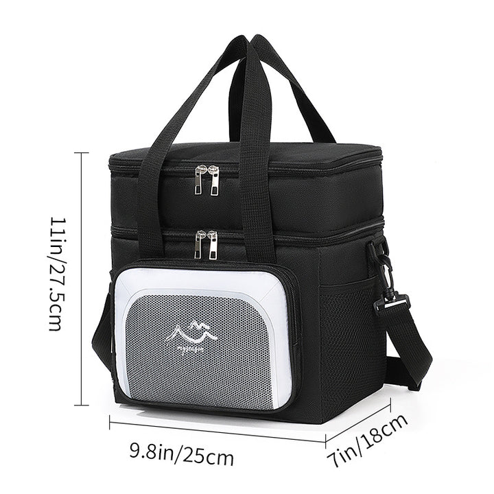 Multi-Compartment Insulated Lunch Cooler Bag Kalsten