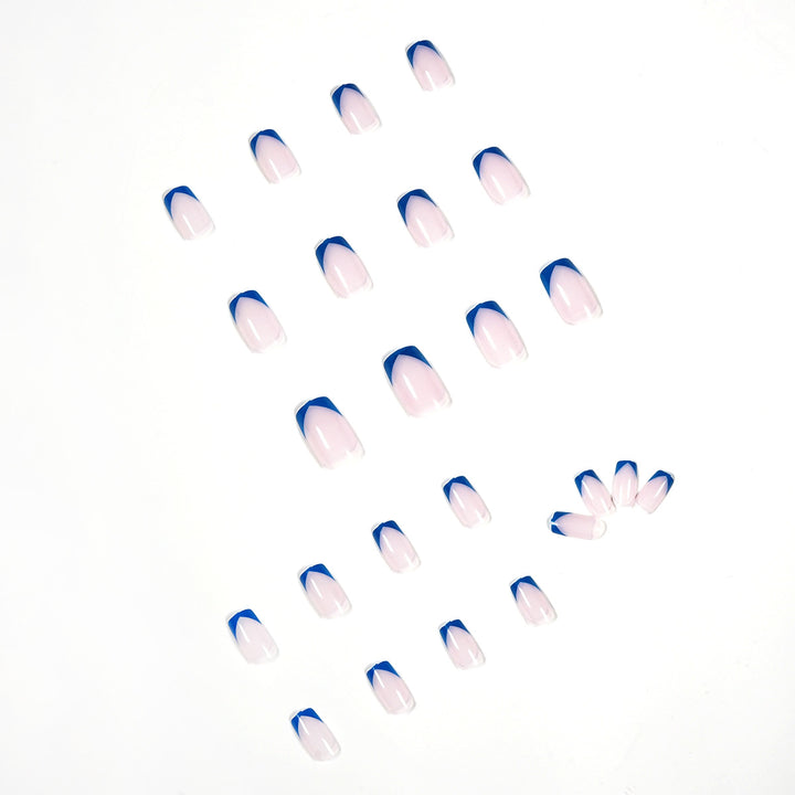 Stylish nail art with modern French tips Kalsten