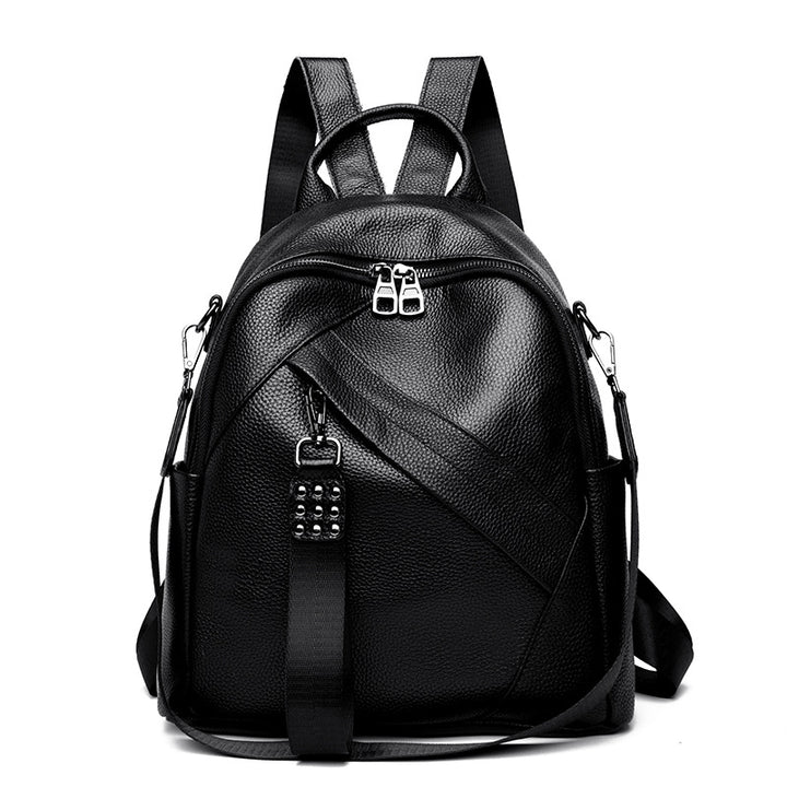 Vintage-Inspired Textured Leather Backpack Kalsten