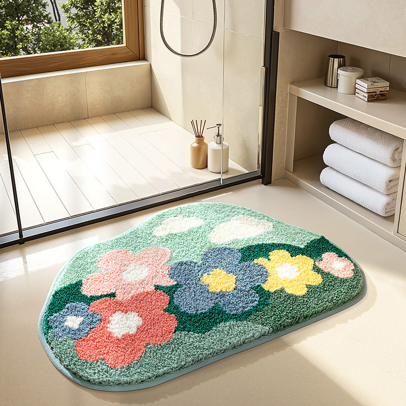Playful Cartoon Pet Bath Mat Kalsten