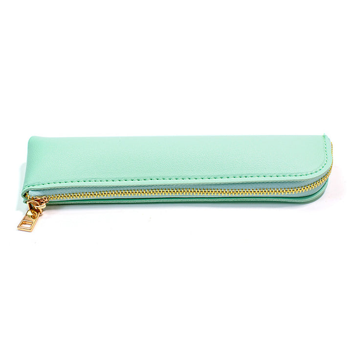 Premium Leather Zippered Pencil Case Kalsten