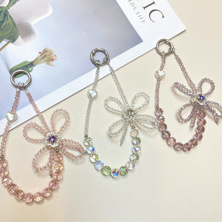 Crystal Beaded Charm Keychain Kalsten