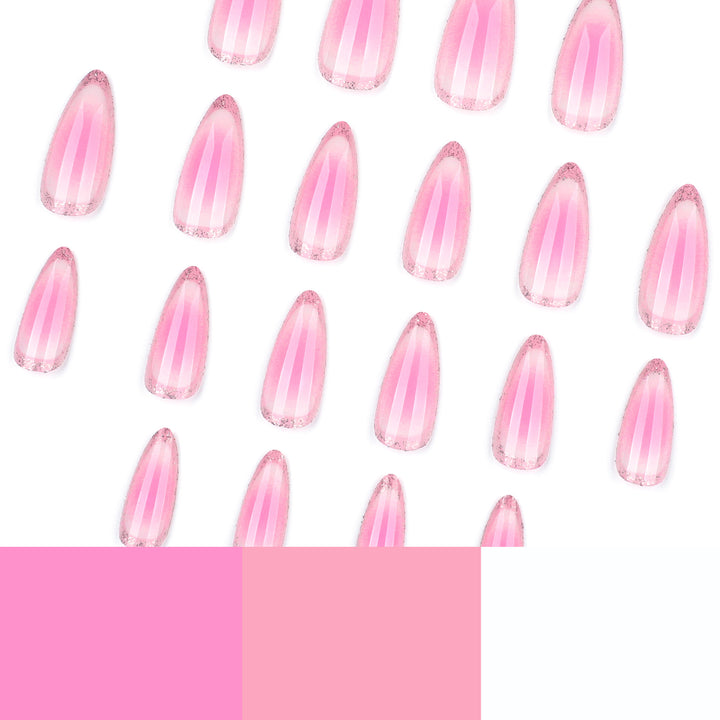 Artful Acrylic Nails with Gentle Ombre Design Kalsten