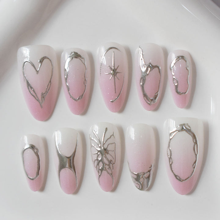 Chic Sculpted Press-On Nail Set Kalsten