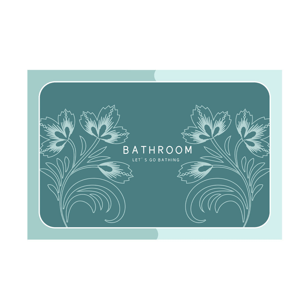 Adorable Cartoon Cat Bath Mat Kalsten