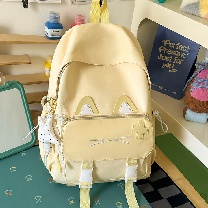 Playful Cat-Themed Backpack