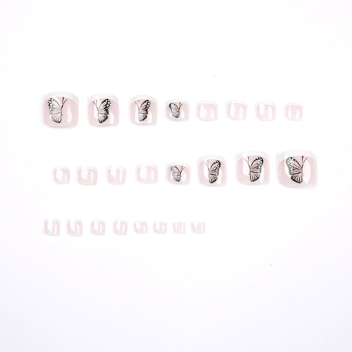 Artful Nail Art with Butterfly Design Kalsten