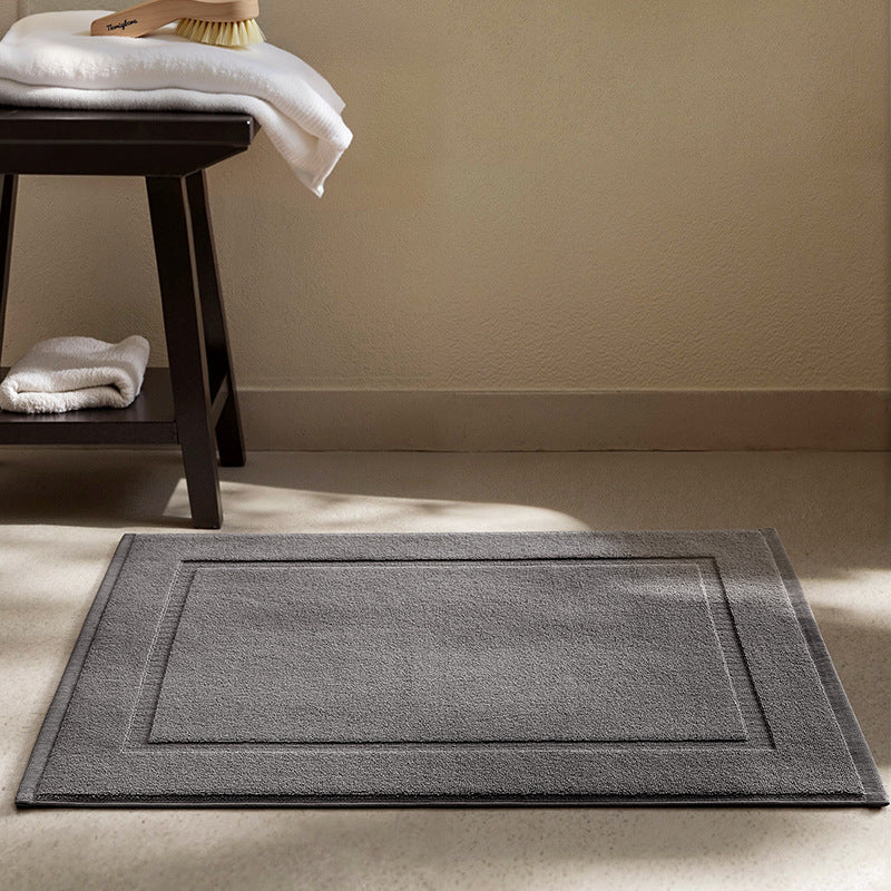 Plush Textured Bathroom Mat Kalsten