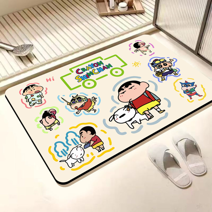 Cartoon Character Bathroom Mat
