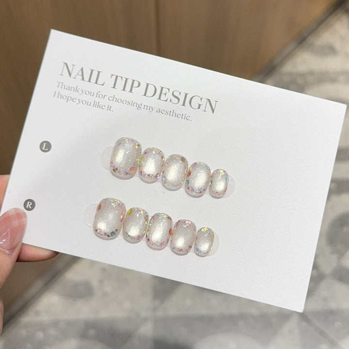 Glittering Press-On Nail Tips Kalsten