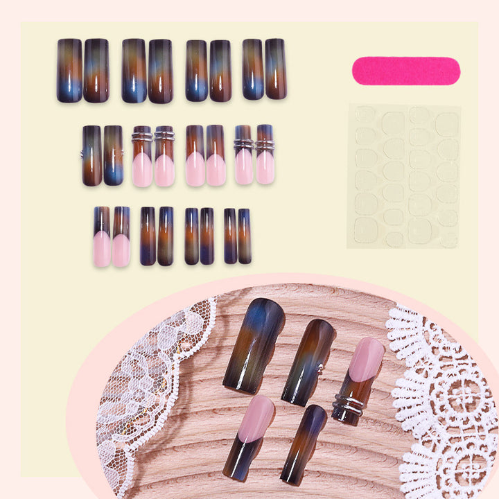 Ombre Press-On Nails Set Kalsten