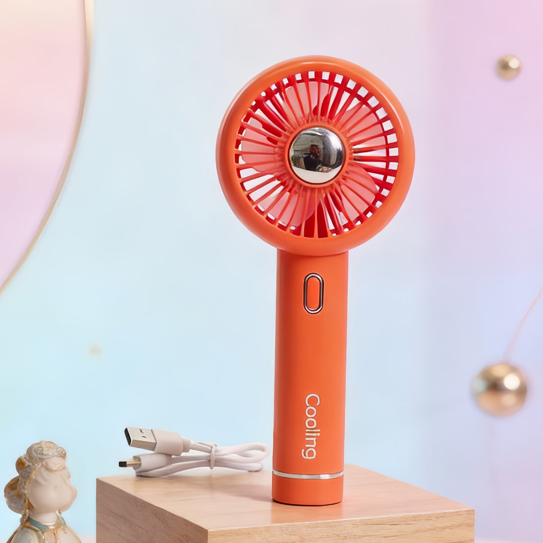 Women Portable Hand Fan with USB Charging Function and Innovative Design Kalsten