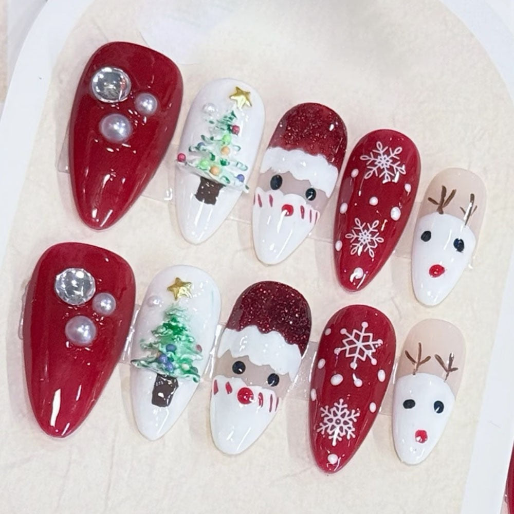 Artificial Nails in Modern Tribal Design Kalsten