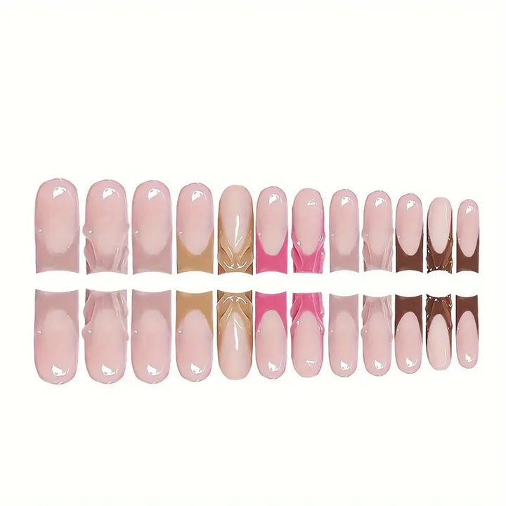 Artistic Ombre Press-On Nail Set Kalsten