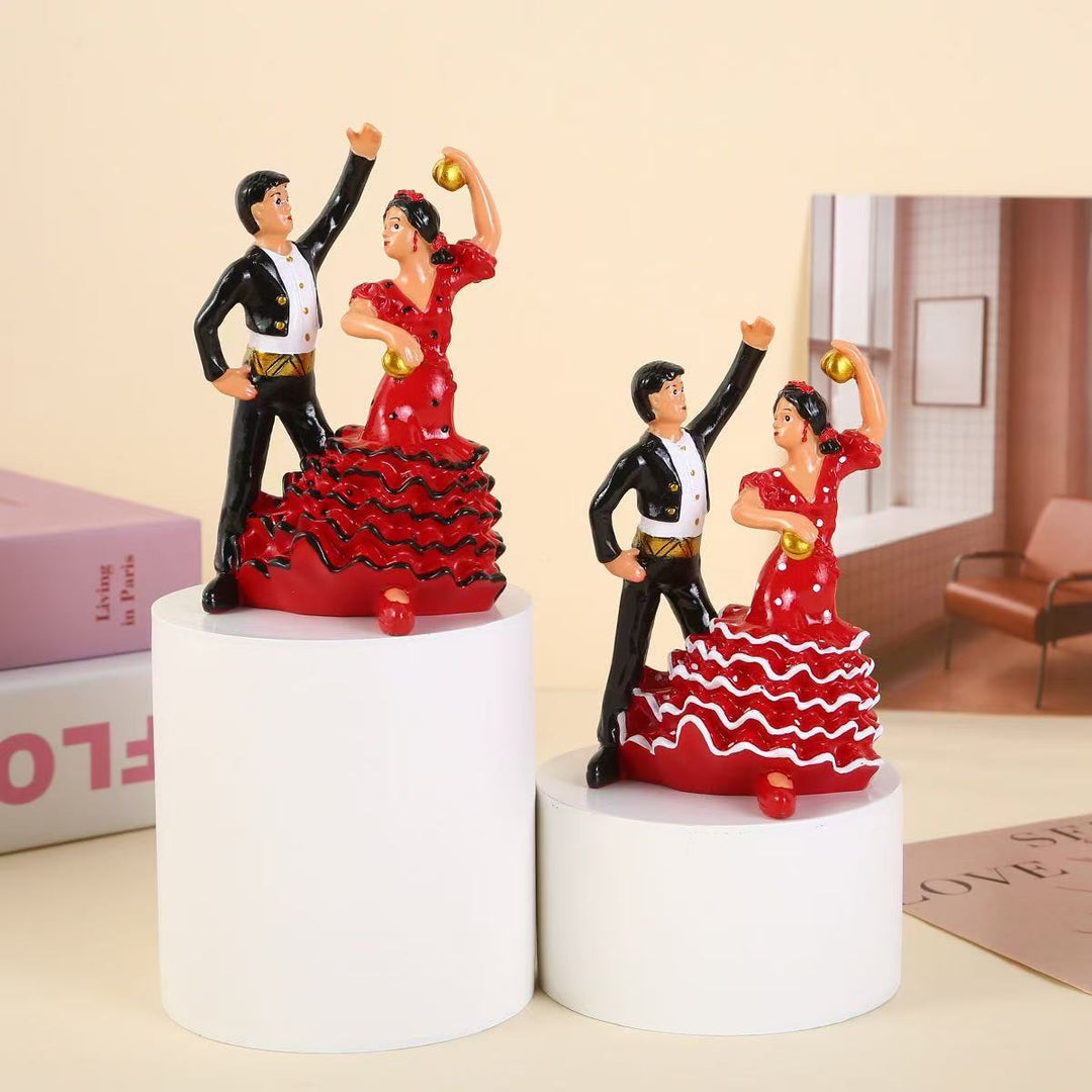 Dance figure in Spanish style Kalsten