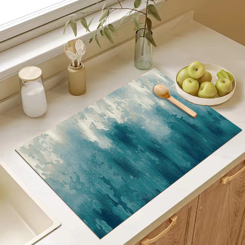 Abstract Geometric Kitchen Mat Kalsten