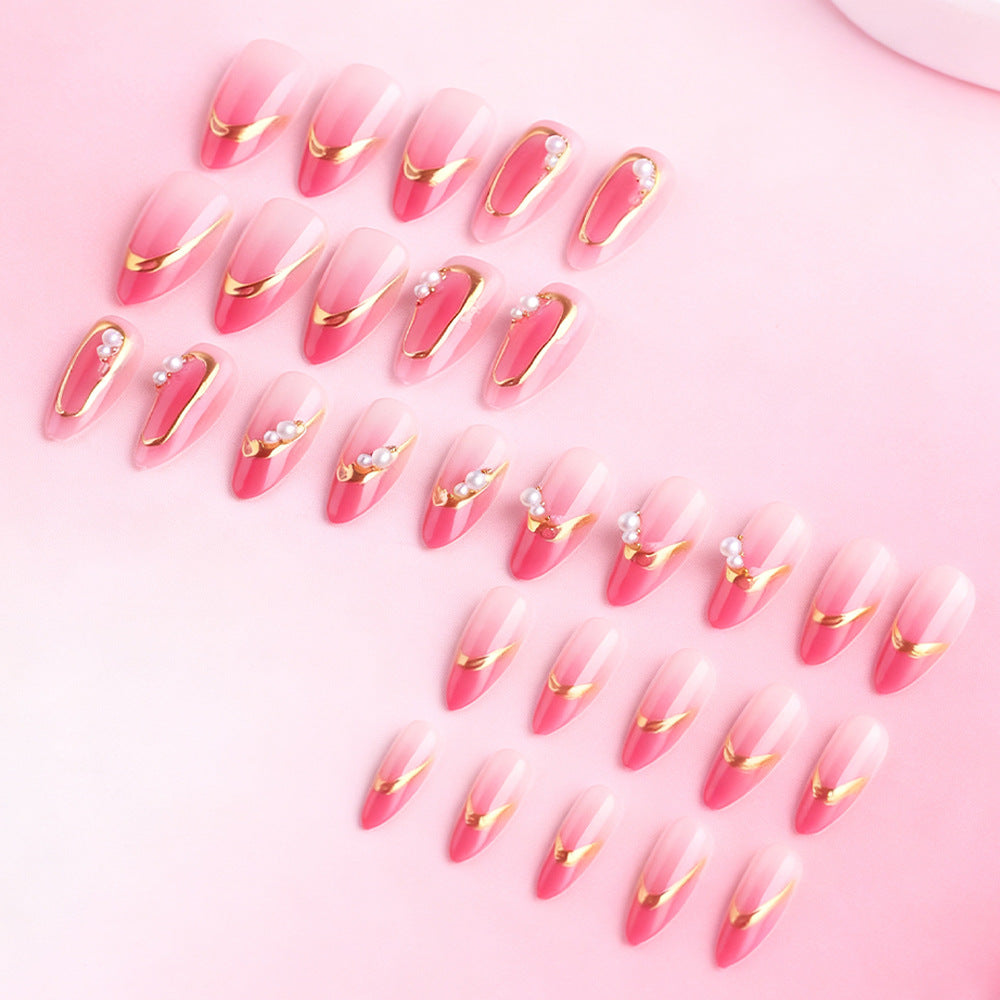 Elegant Press-On Nail Art Set Kalsten