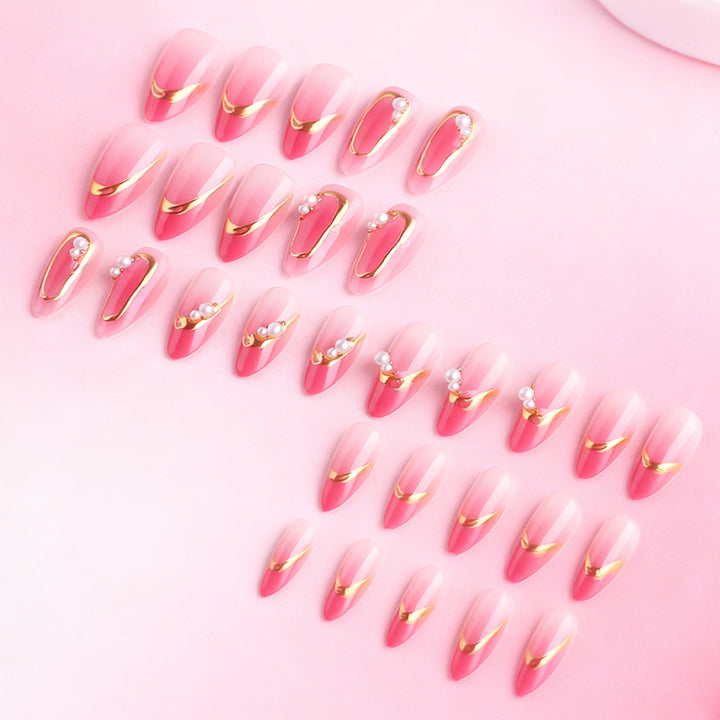 Elegant Press-On Nail Art Set Kalsten