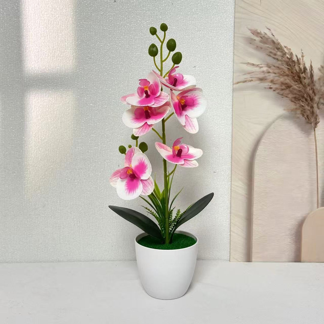 Elegant Artificial Orchid Plant for Home Decor