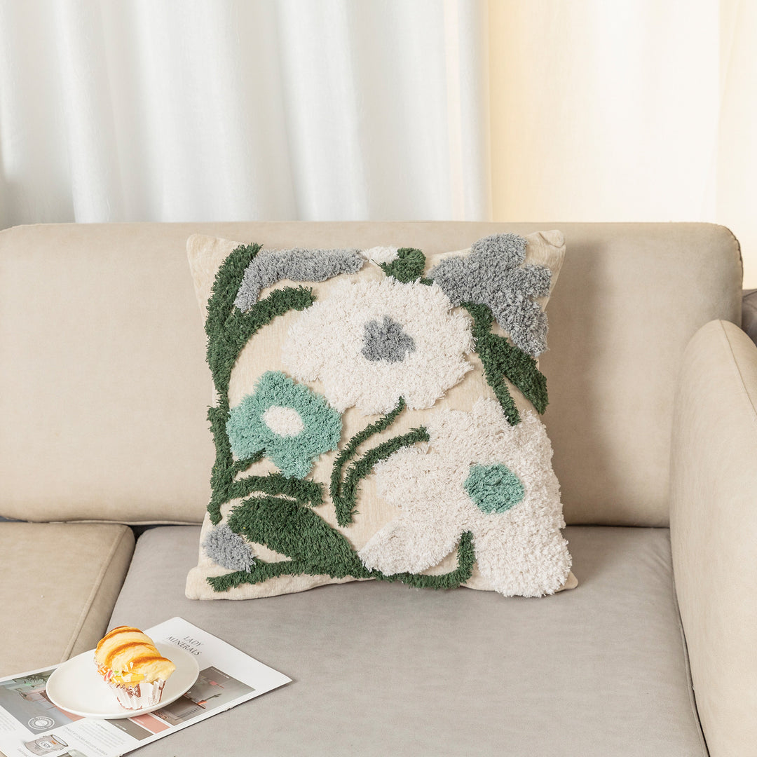 Flower Art Plush Cushion