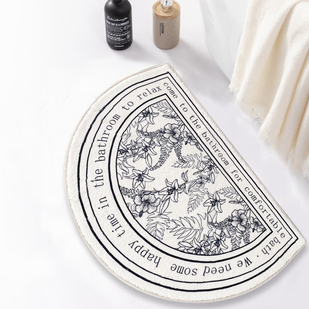 Cozy Bathroom Mat for Home Floor