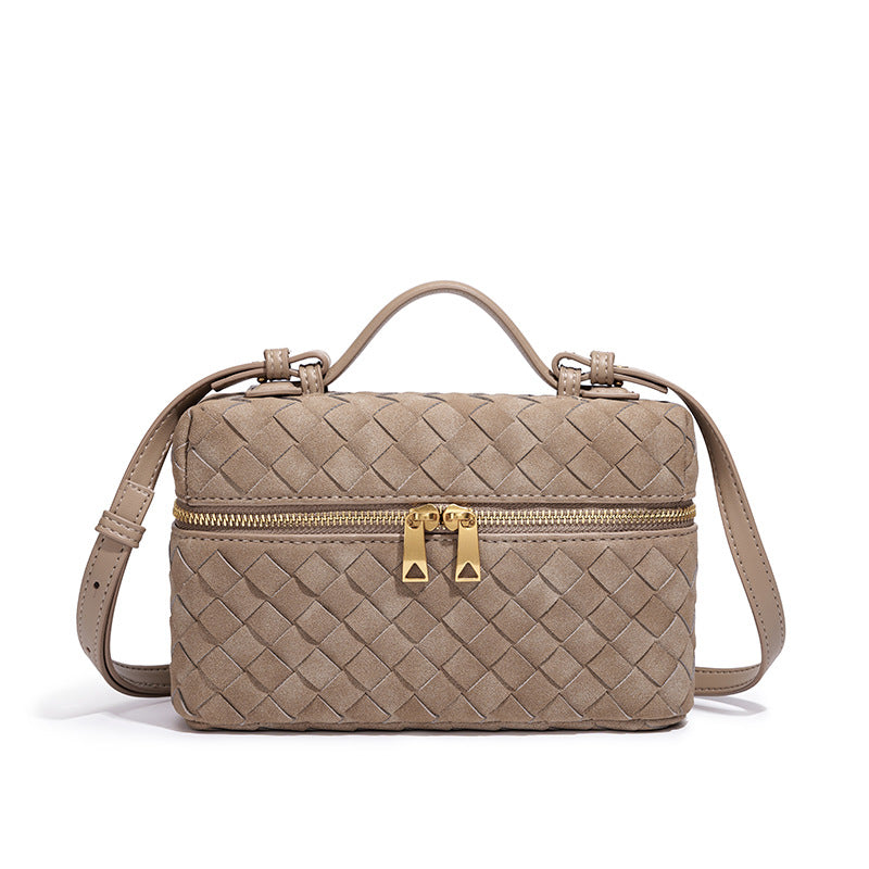 Handcrafted Textured Leather Crossbody Bag Kalsten