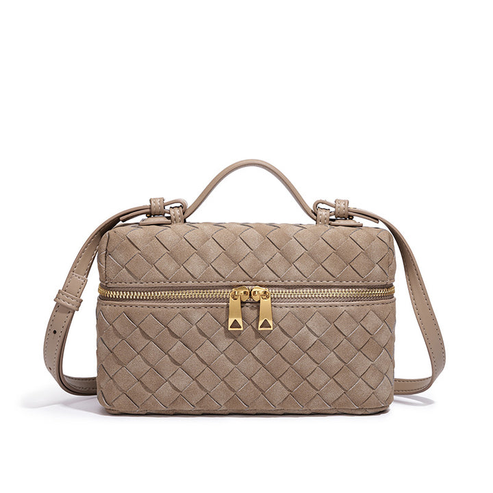 Handcrafted Textured Leather Crossbody Bag Kalsten